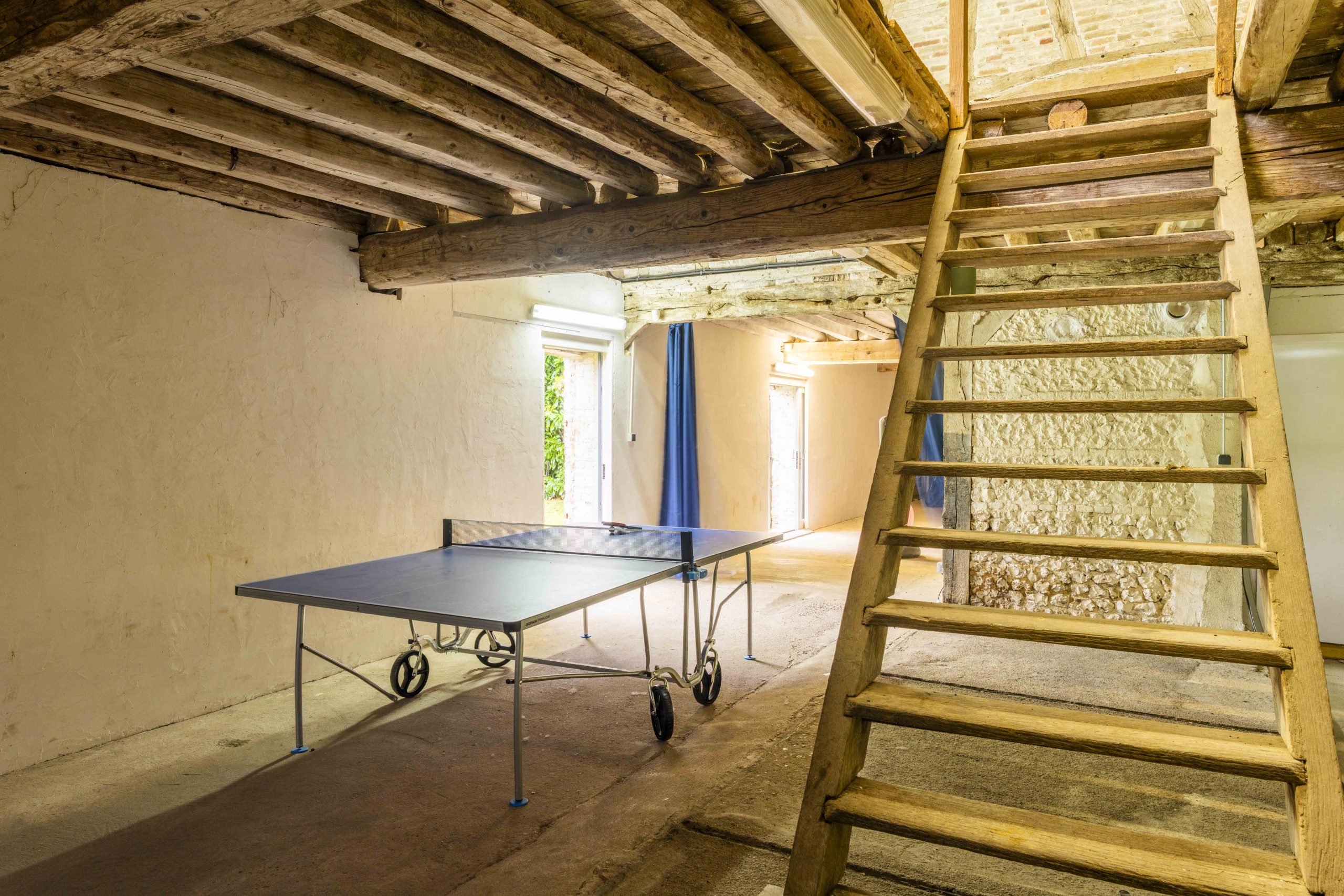 View of the pool and garden